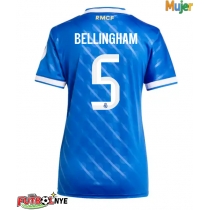 Camiseta Real Madrid Jude Bellingham #5 Tercera Equipación para mujer 2025-26 manga corta